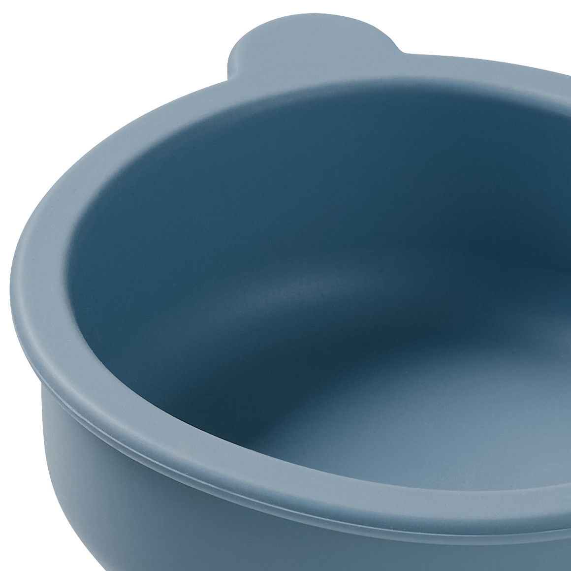 Topomini Pure Collection Silikon-Schüssel mit Saugfuß blau