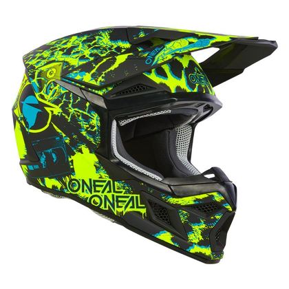 Casque cross O'Neal 3SRS - ASSAULT V24 2024 - Noir / Jaune