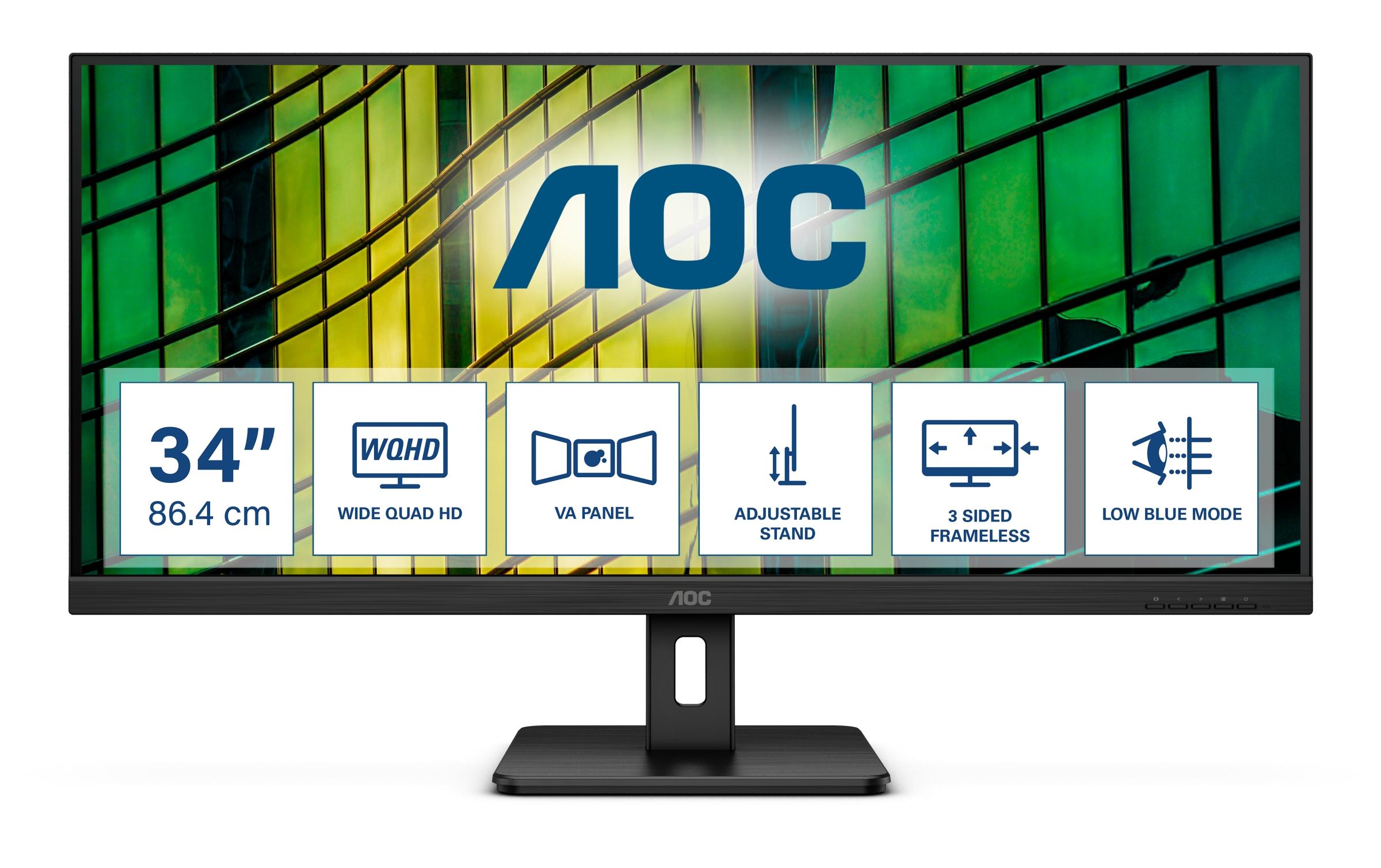 Monitor U34E2M<br>Ergonomischer 34