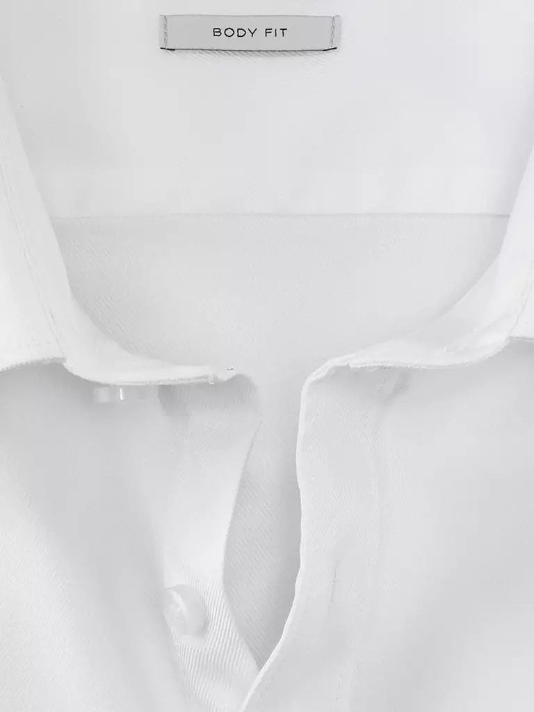 OLYMP LEVEL FIVE Hemd Body Fit Extralange Ärmel weiss