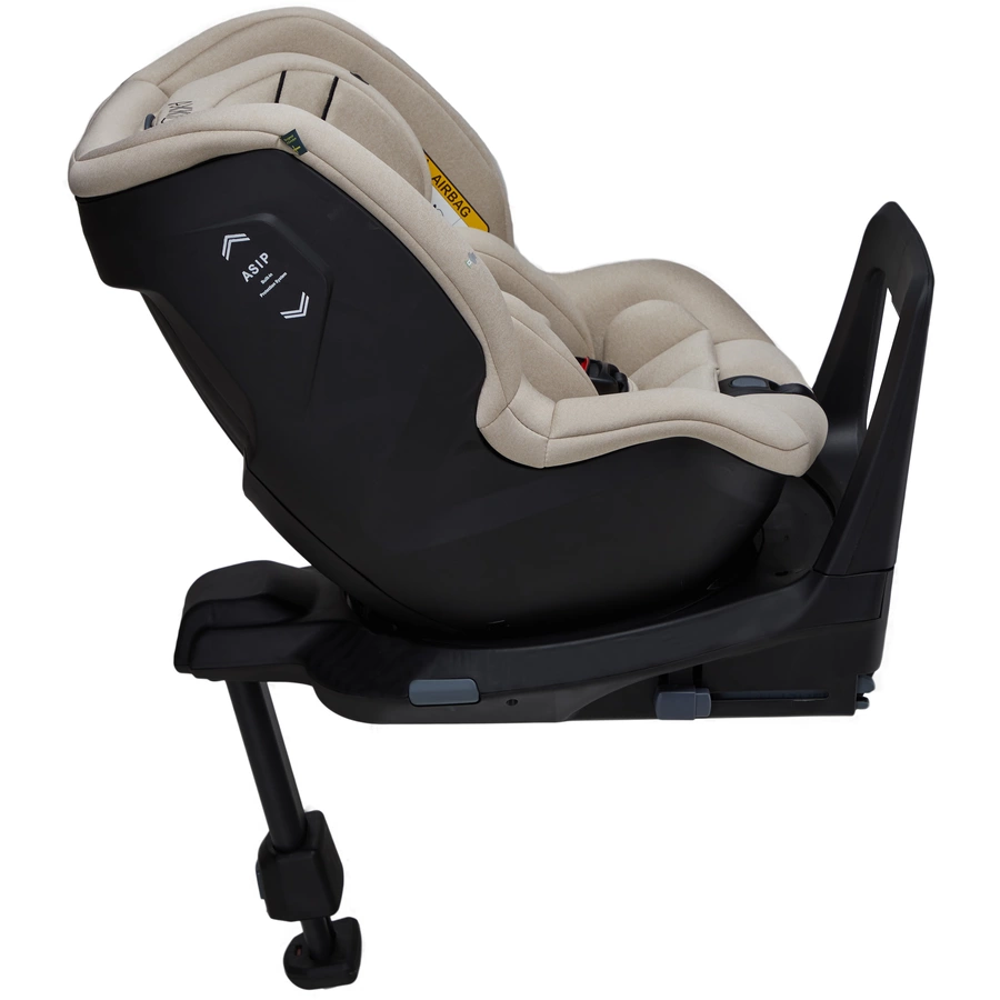 AXKID Kindersitz Spinkid i-Size Brick Melange