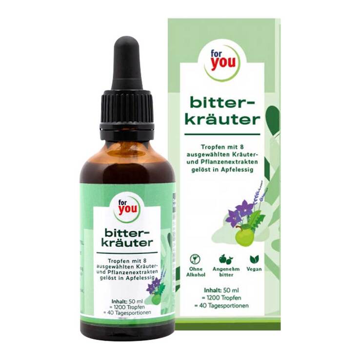 For You bitterkräuter-Tropfen, 50 ml