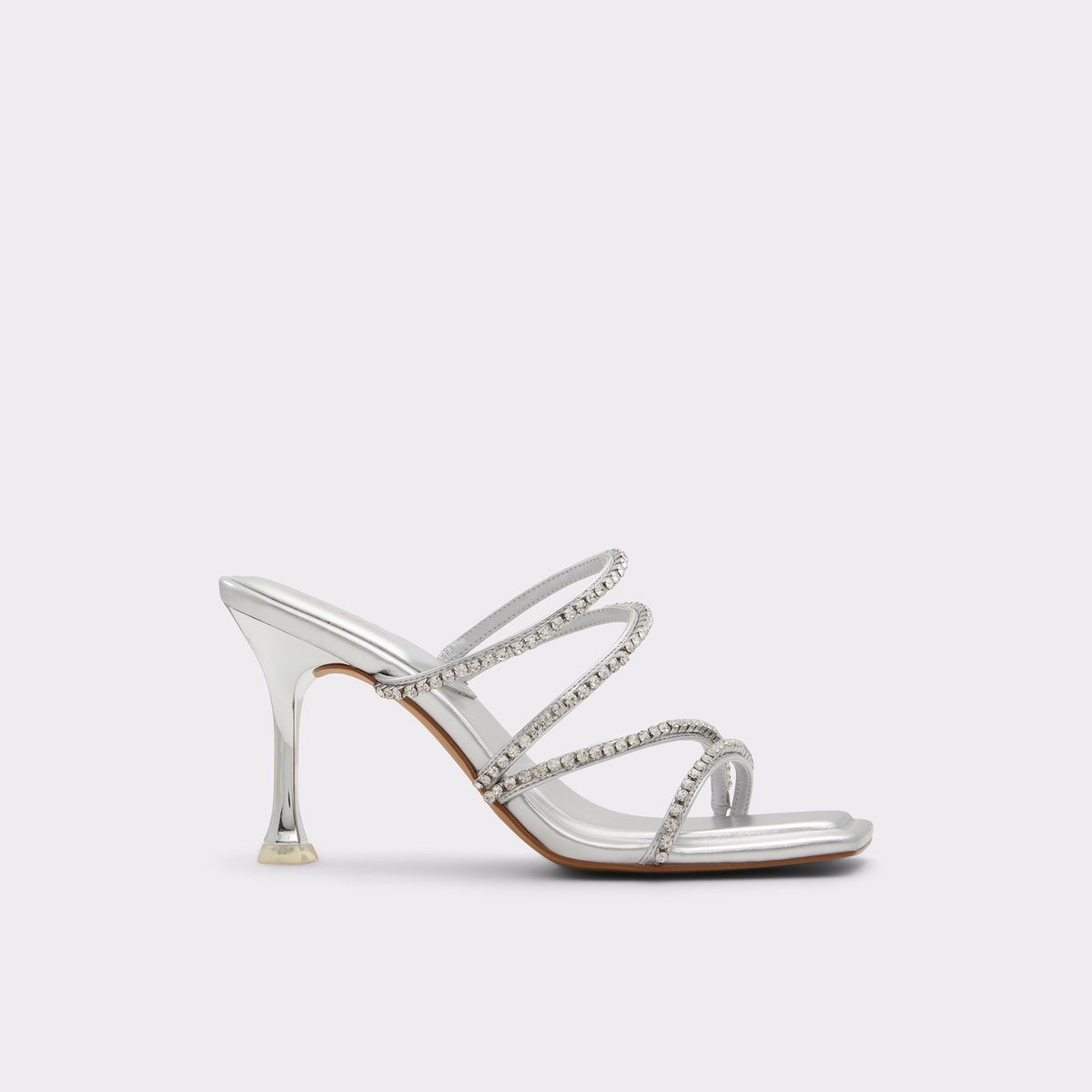Astaya Silver Women Strappy Sandals