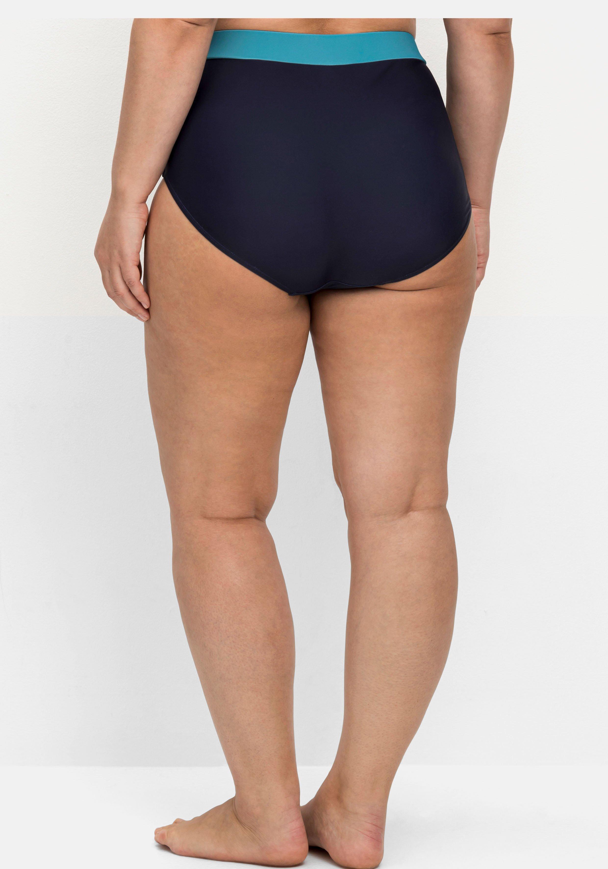 Bikinihose in hohem Schnitt, mit Shaping-Einsatz