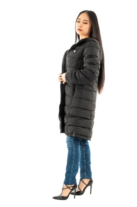 Doudounes guess jeans new aleta jblk jet black a996