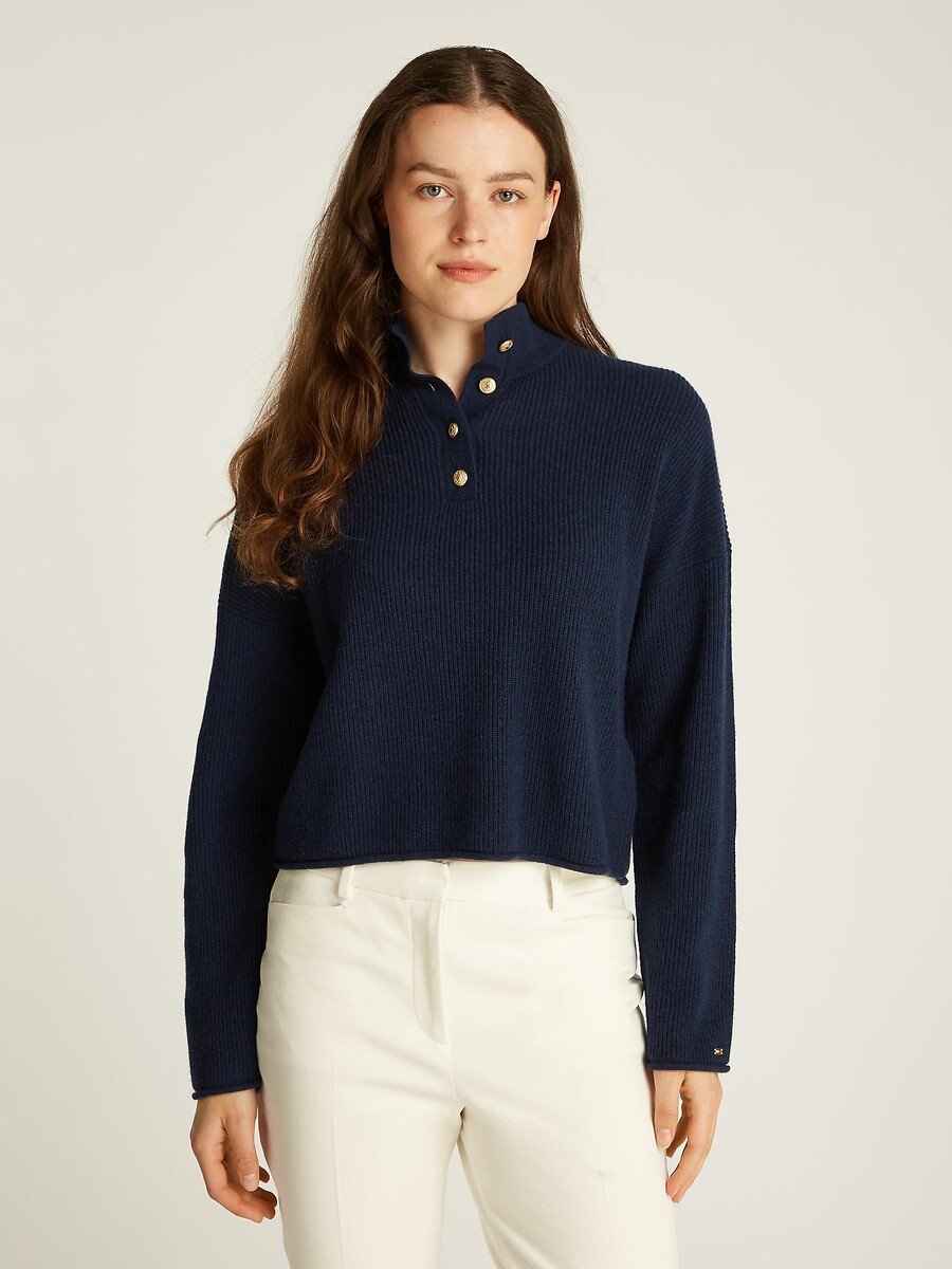 Suéter TOMMY HILFIGER com fechamento de botões