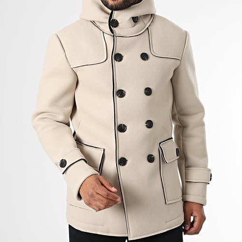 Veste Capuche Beige