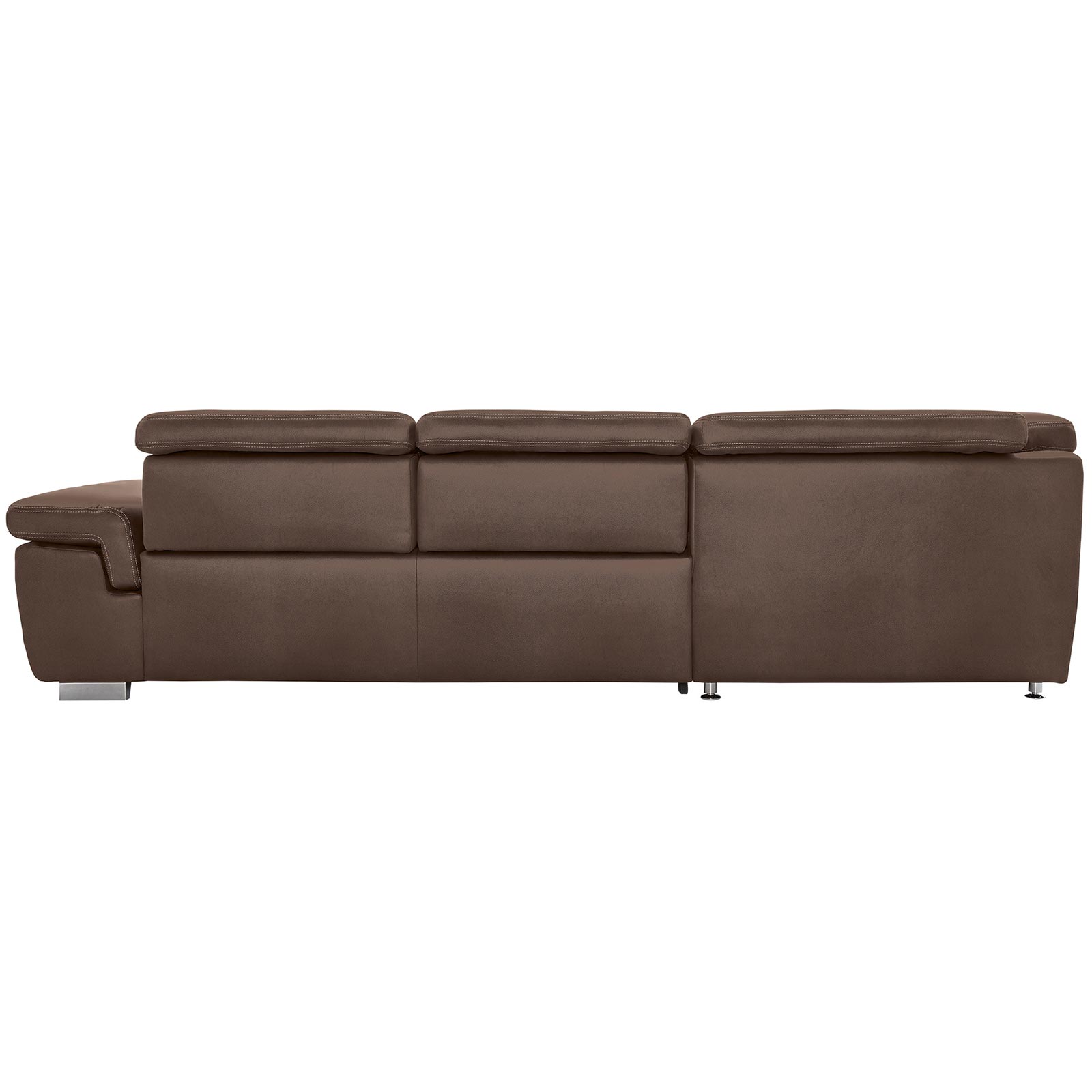 polsterpower Boxspringsofa - Saddle nougat - Basismodell - Ottomane links