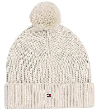 Tommy Hilfiger Mütze - Strick - Essential Pom Pom - Zeitungspapi