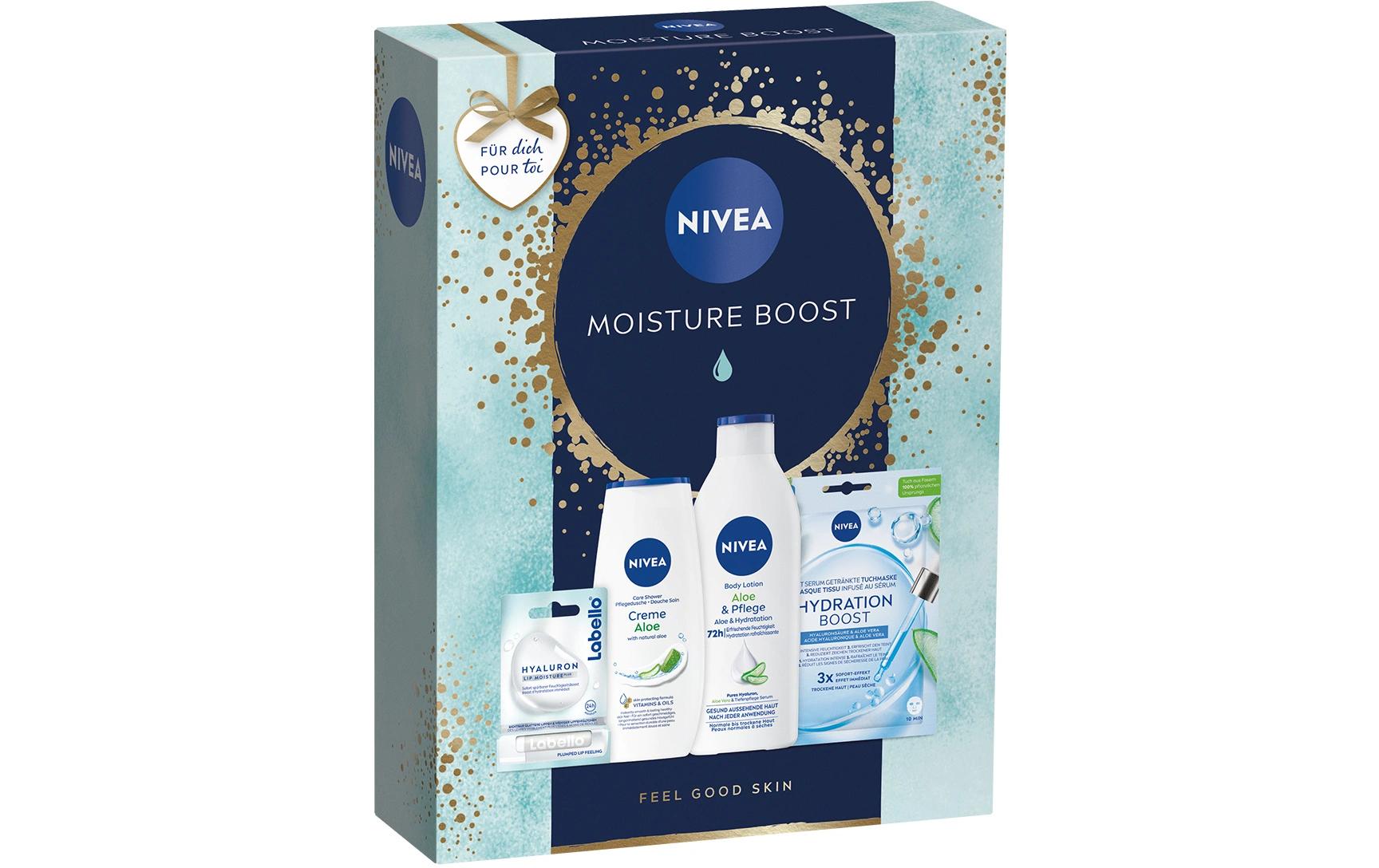 Geschenkset Moisture Boost 2024Feuchtigkeitsspendende Pflegeprodukte für Damen