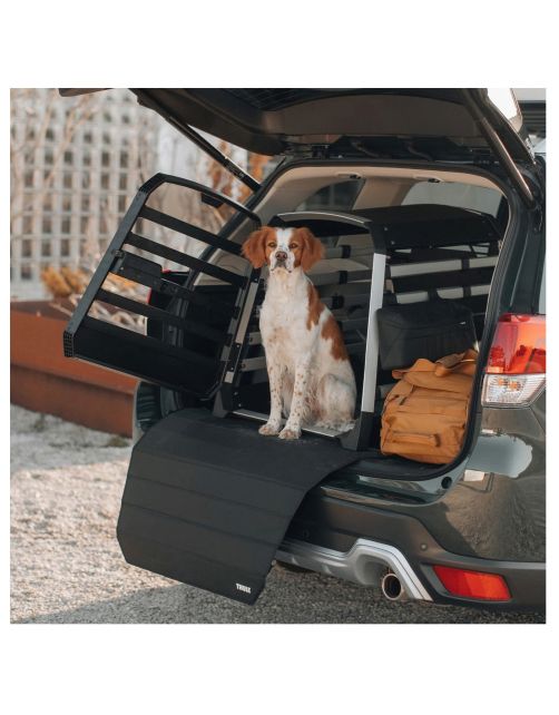 Thule Allax Compact Transportbench - Hondenautobench - 95-103x75x78 cm Grijs Xxlarge
