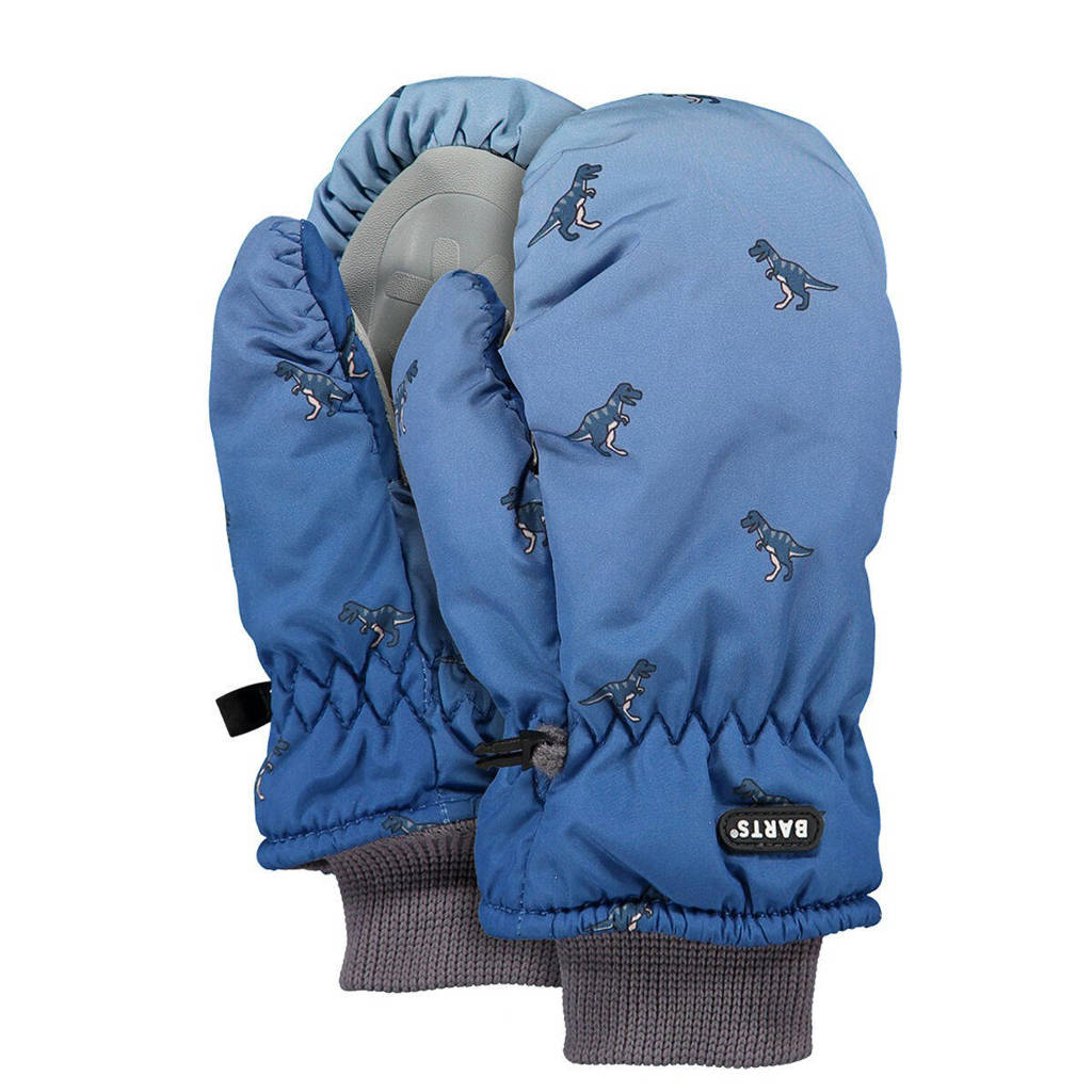 Barts wanten met all over print blauw