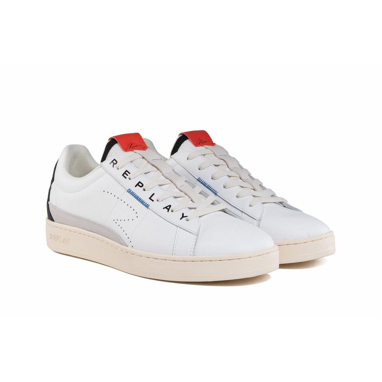 Replay Logo Trainers Mens