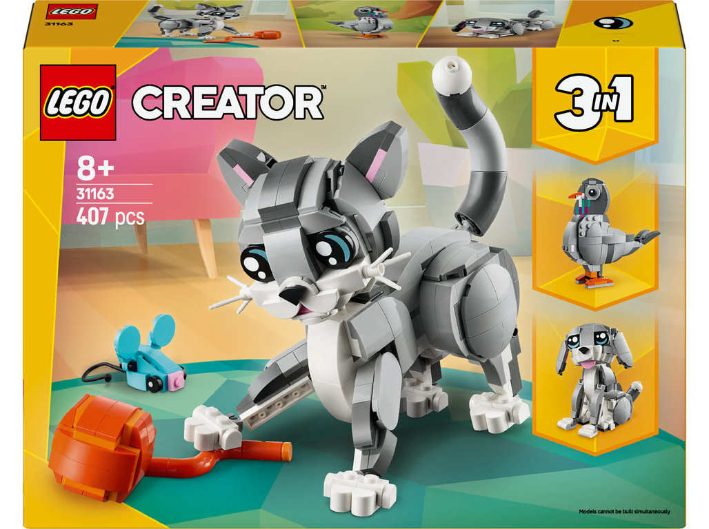 GATO BRINCALHÃO LEGO CREATOR
