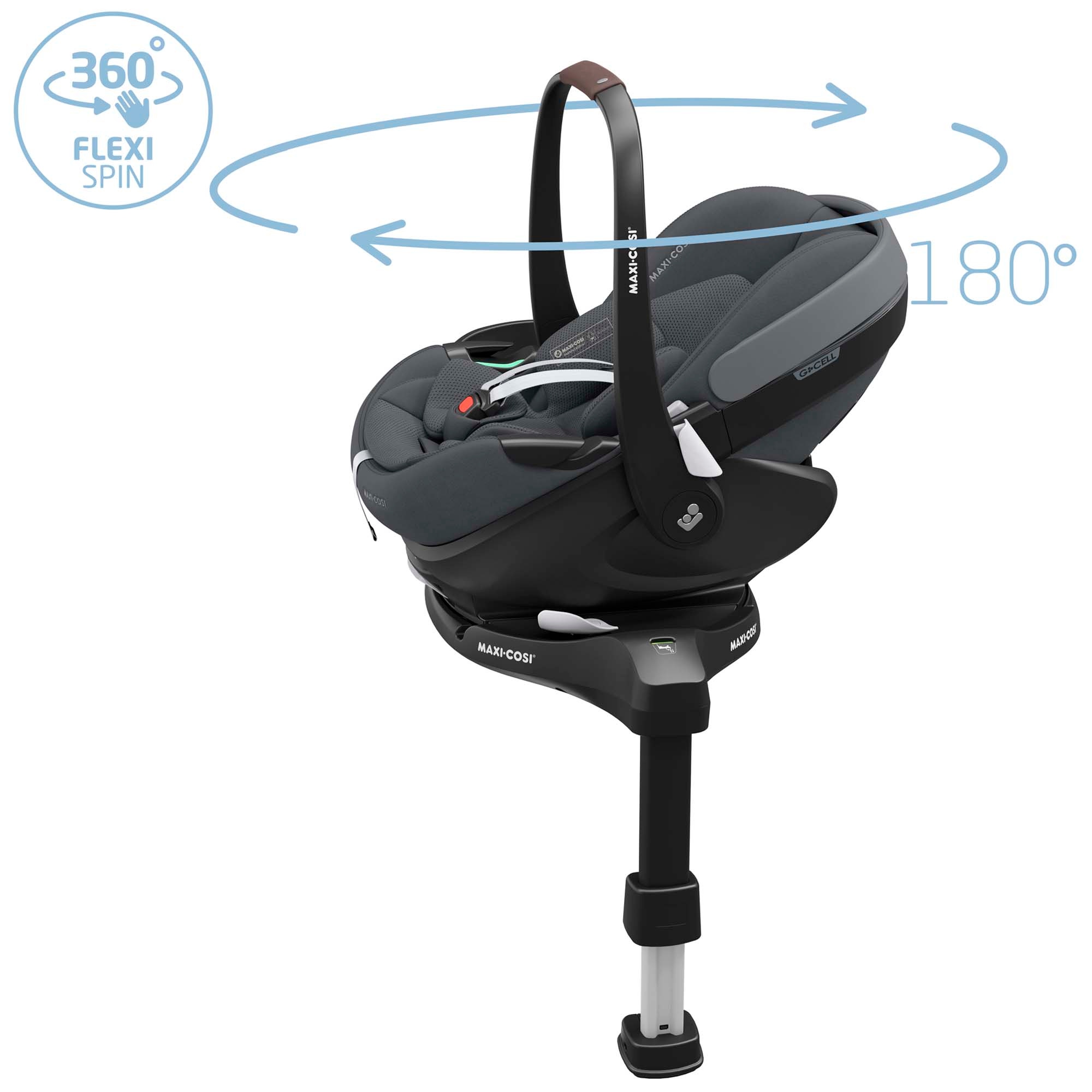 Maxi-Cosi Pebble 360 Pro2 i-Size grijs - isofix autostoelen - Prénatal