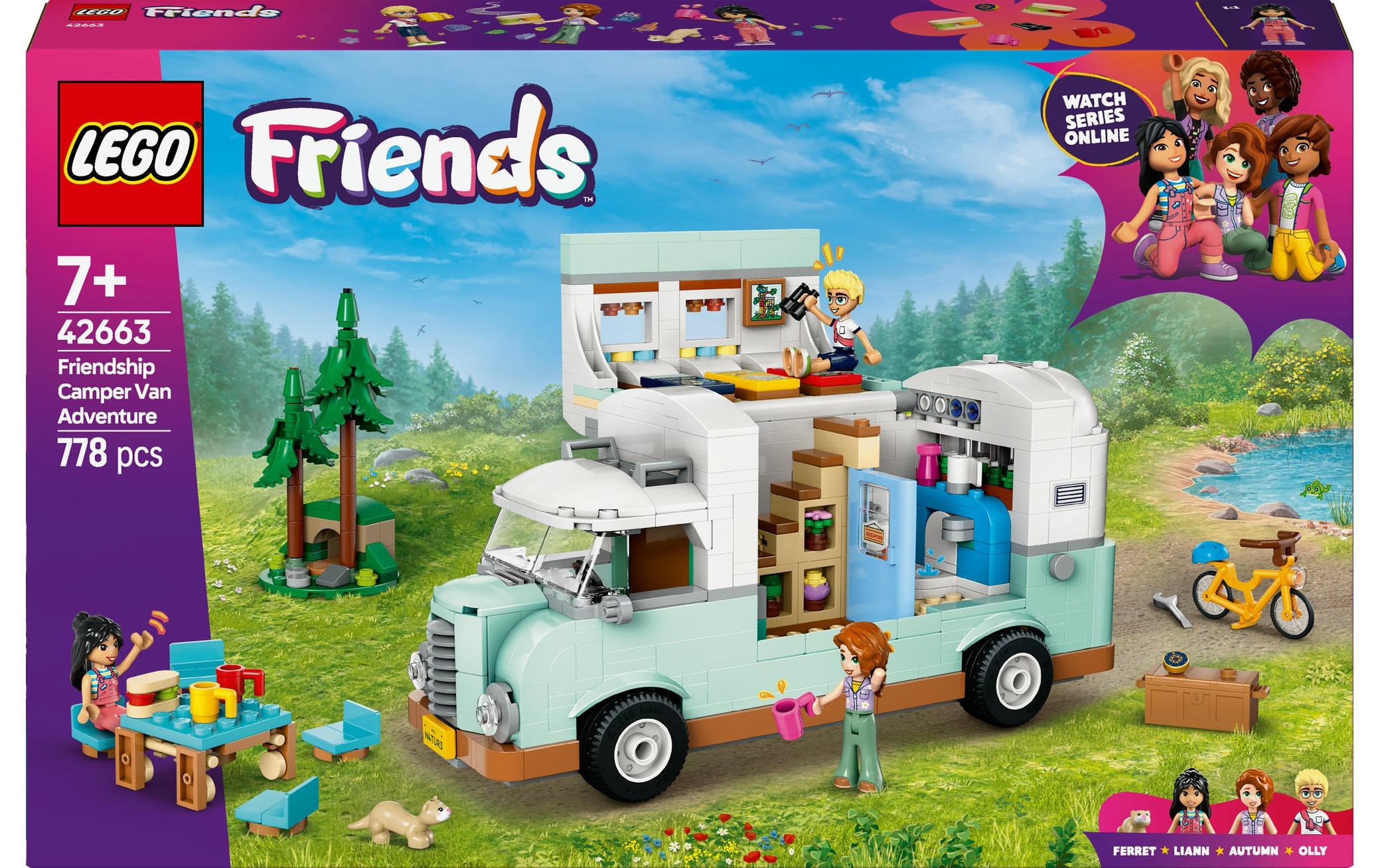 LEGO® Spielbausteine »Friends Wohnmobil 42663«