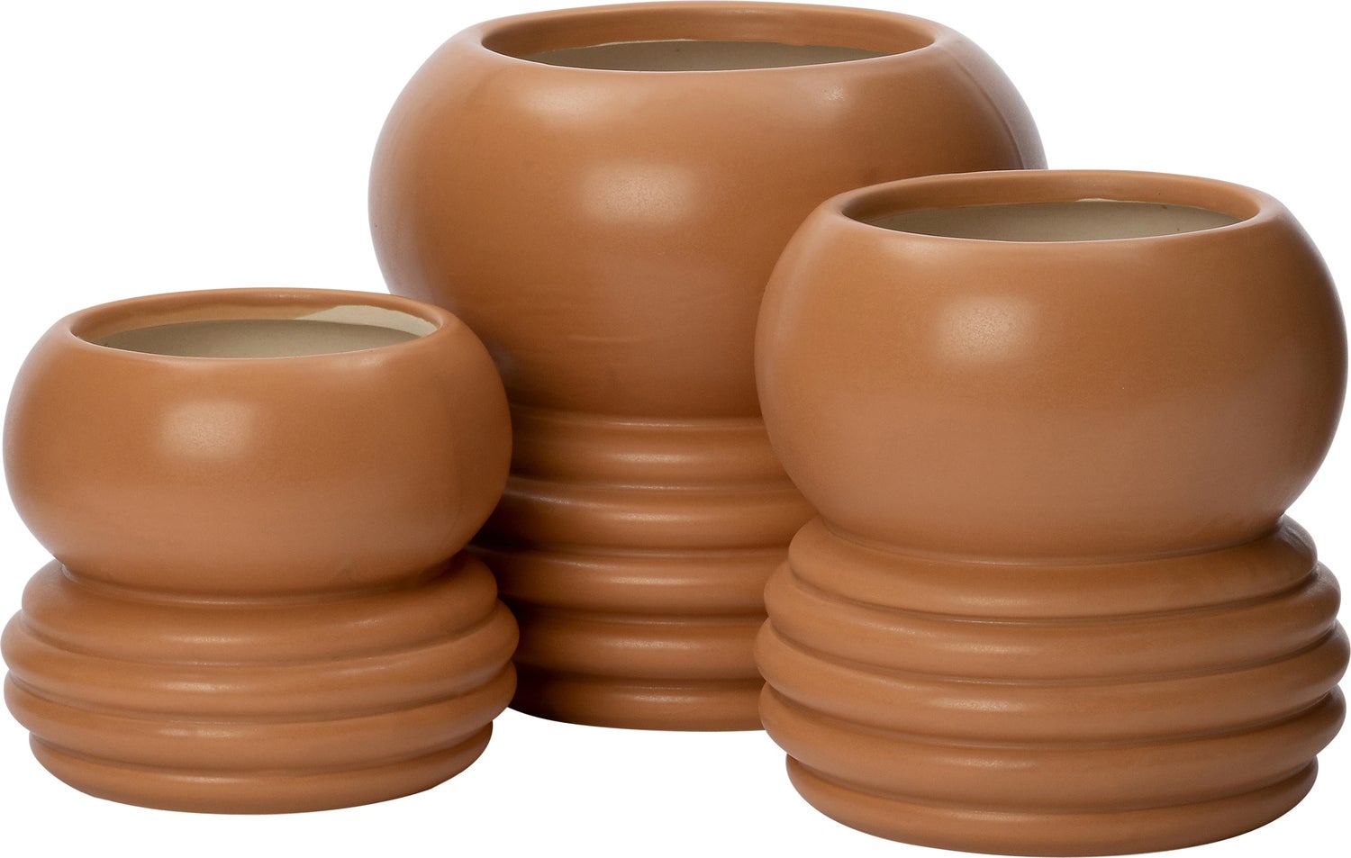 Intratuin bloempot Ulrica terracotta D 15 H 15 cm