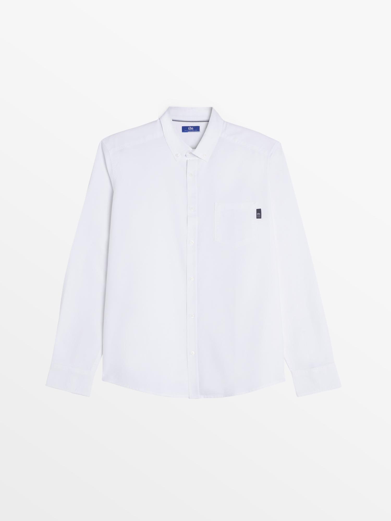 Chemise Homme Manches Longues Blanc