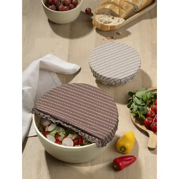 2er Set Abdeckhaube beige