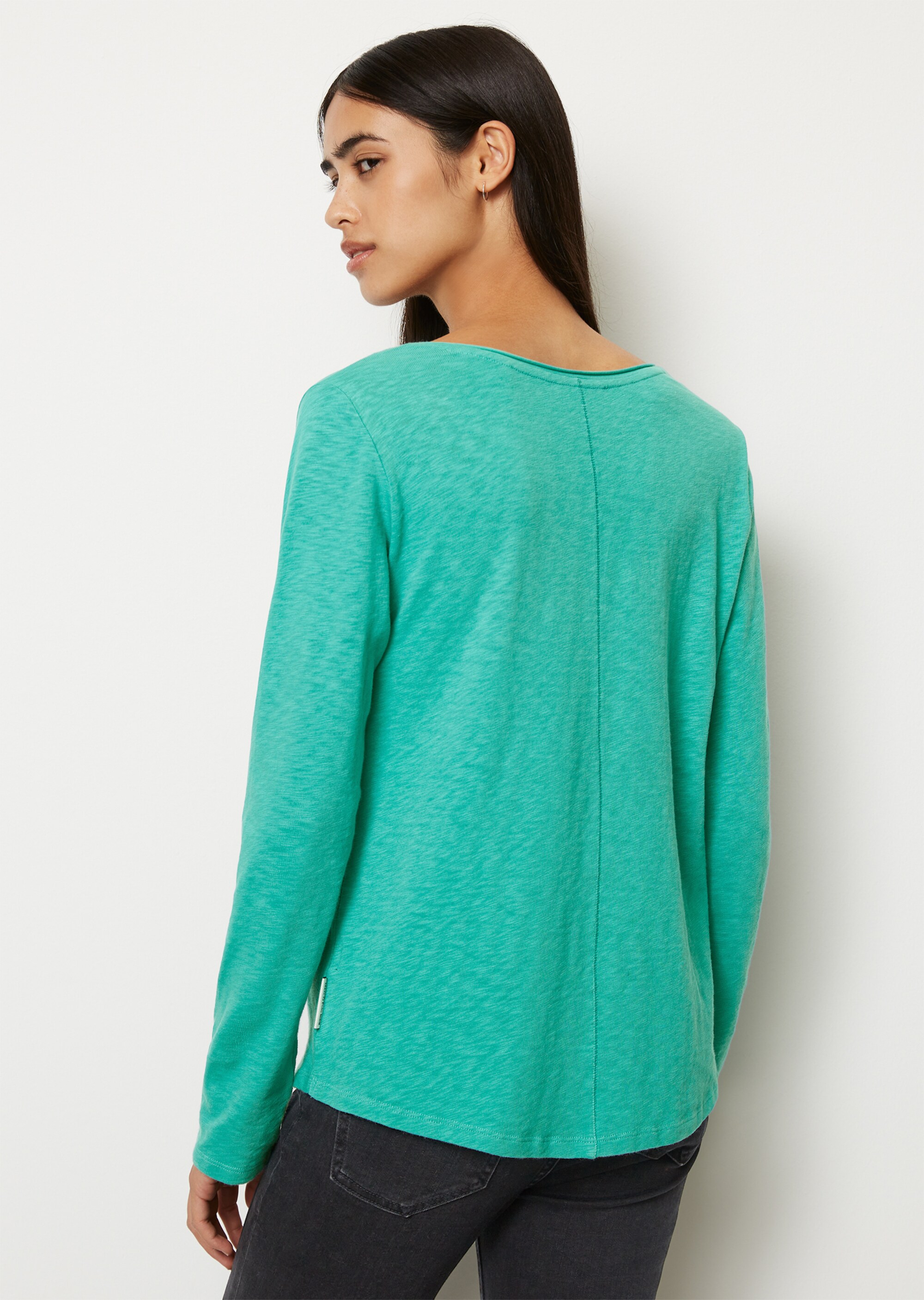 Longsleeve regular aus Slub Organic Cotton