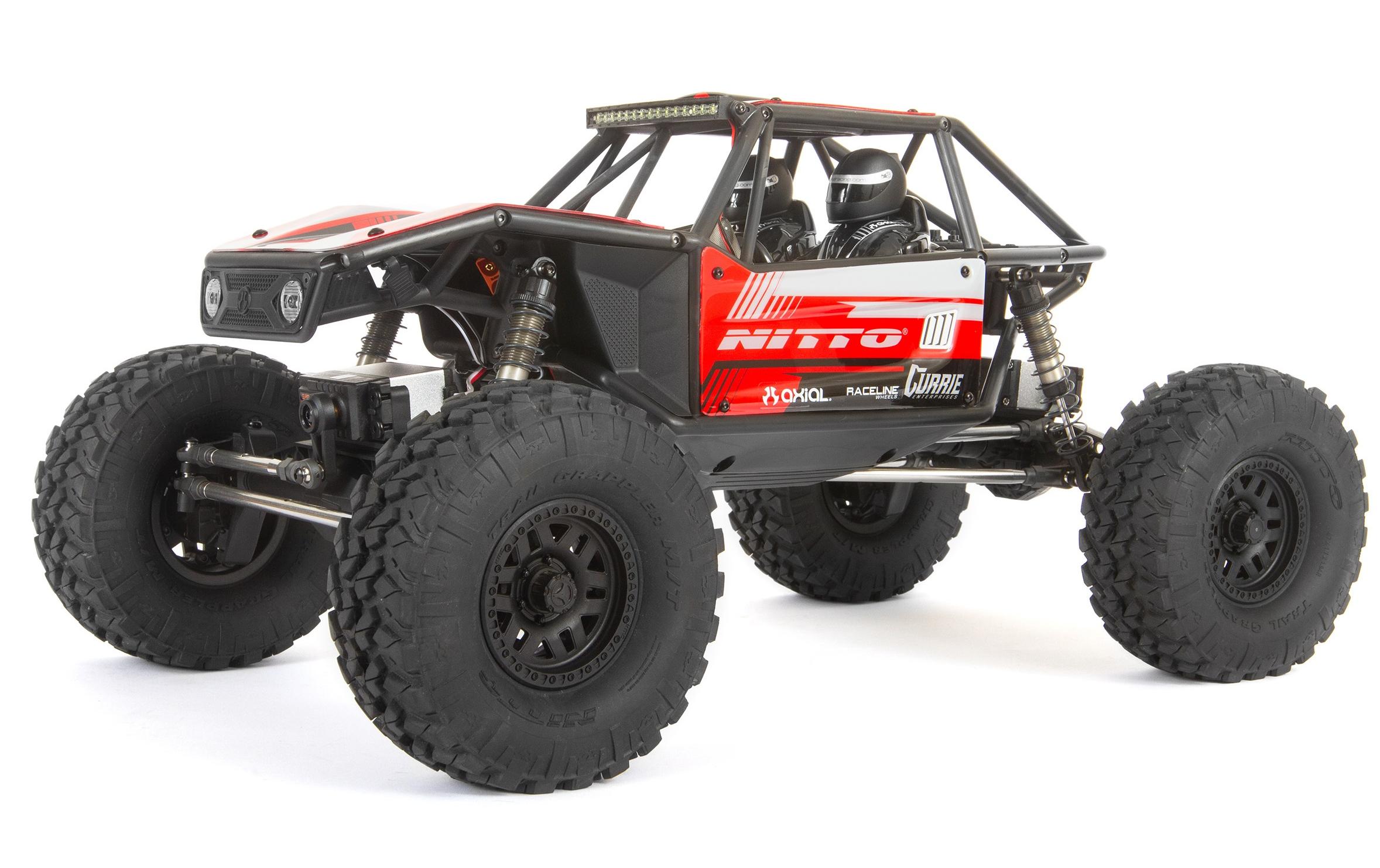 Rock Crawler Capra 4WS, Schwarz, 1:10, ARTR<br>Unlimited Trail Buggy mit Allrad Lenkung