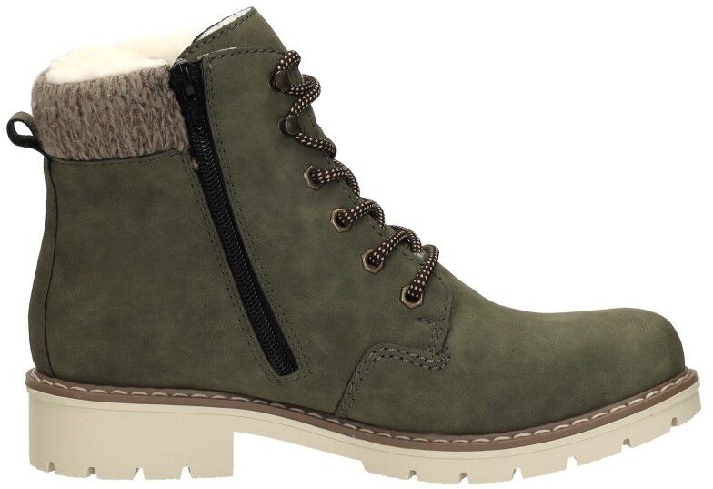 Rieker Veterschoenen Hoog groen