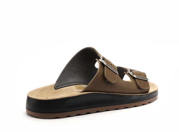 Flyflot mules et sabots homme fifou 29683 marron