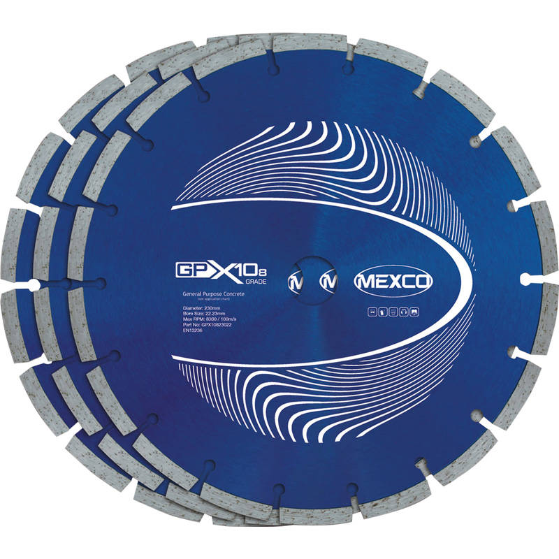Mexco diamantschijven universeel 230x22,2mm