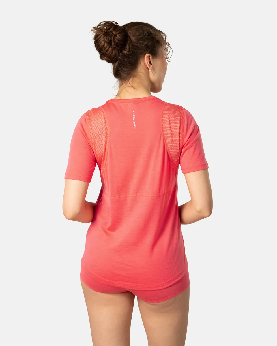 Kari Traa Embla Wool Tee Light Red