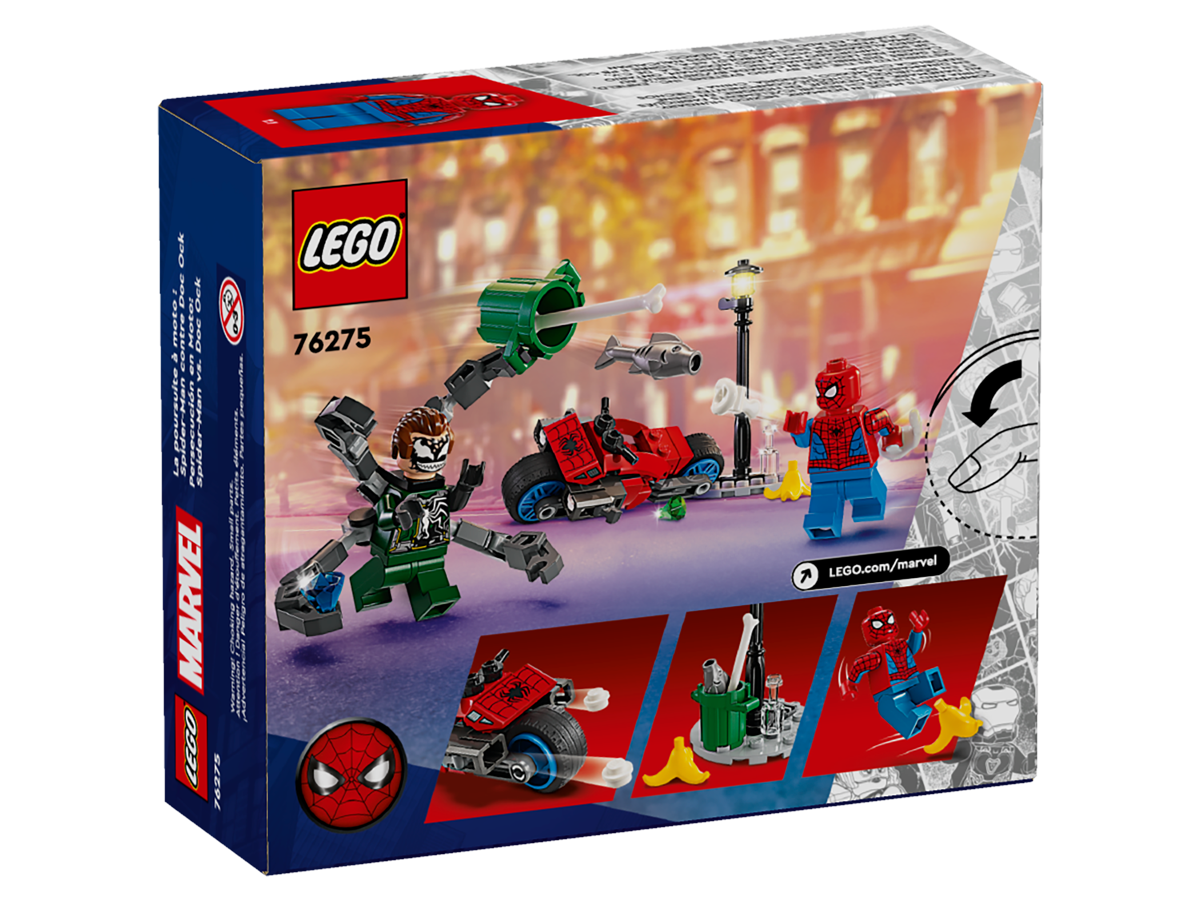 Perseguição de moto: Homem-Aranha vs. Doutor Octopus 76275