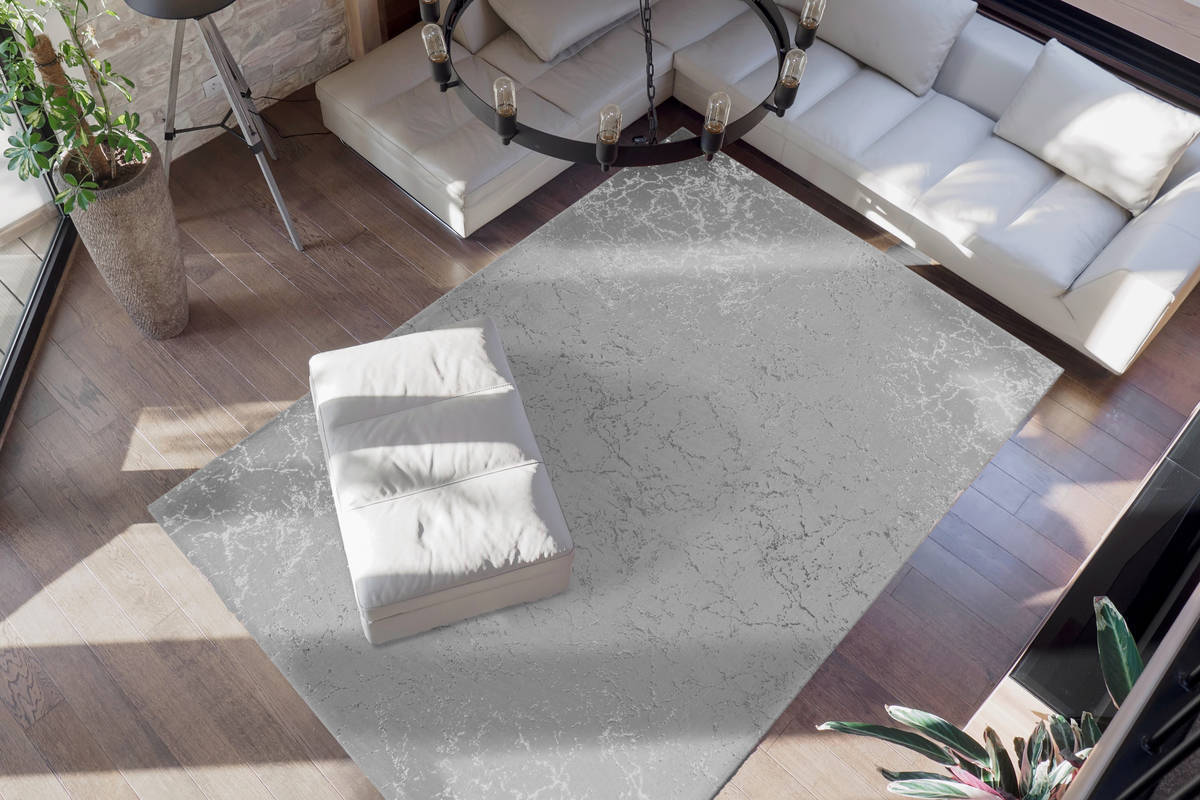Teppich BIJOU 200 - taupe-silber - 120x170 cm
