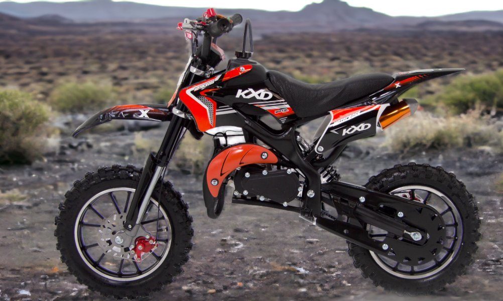 Moto de Trilha KXD 701 49cc 2T Infantil, Moto de Trilha, Crossbike, Moto de Trilha de Bolso, 1 marcha