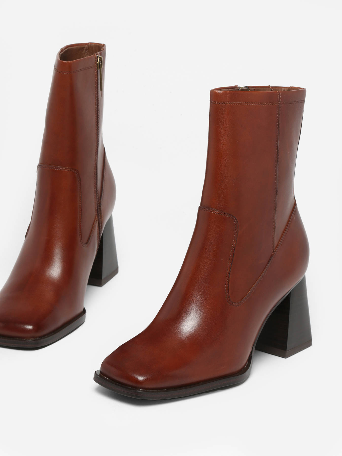 Bottines  talon en cuir TAMARIS