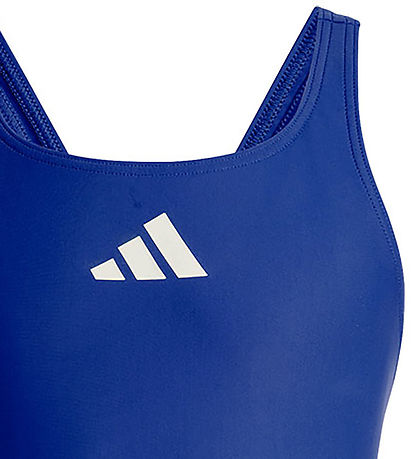 adidas Performance Badeanzug - 3 BARS SOL ST Y - Selubl/Weiß
