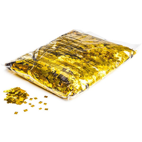 Magic FX CON12GL vierkante metallic confetti 6x6mm goud