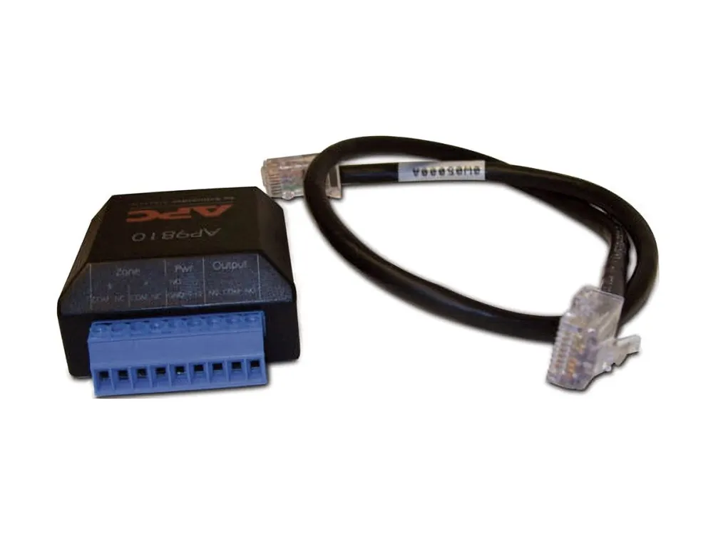 APC Dry Contact I/O Accessory - Netværksadaptersæt - sort - for P/N: SMX1500RM2UCNC, SMX750C, SRTL10KRM4UT, SRTL2K2RM1UWNC, SRTL3KRM1UC, SRTL8KRM4UT