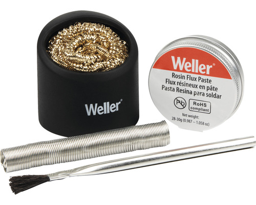 Weller WCACCK2N soldeeraccessoireset met ergonomisch design voor eenvoudig gebruik, goud/zwart