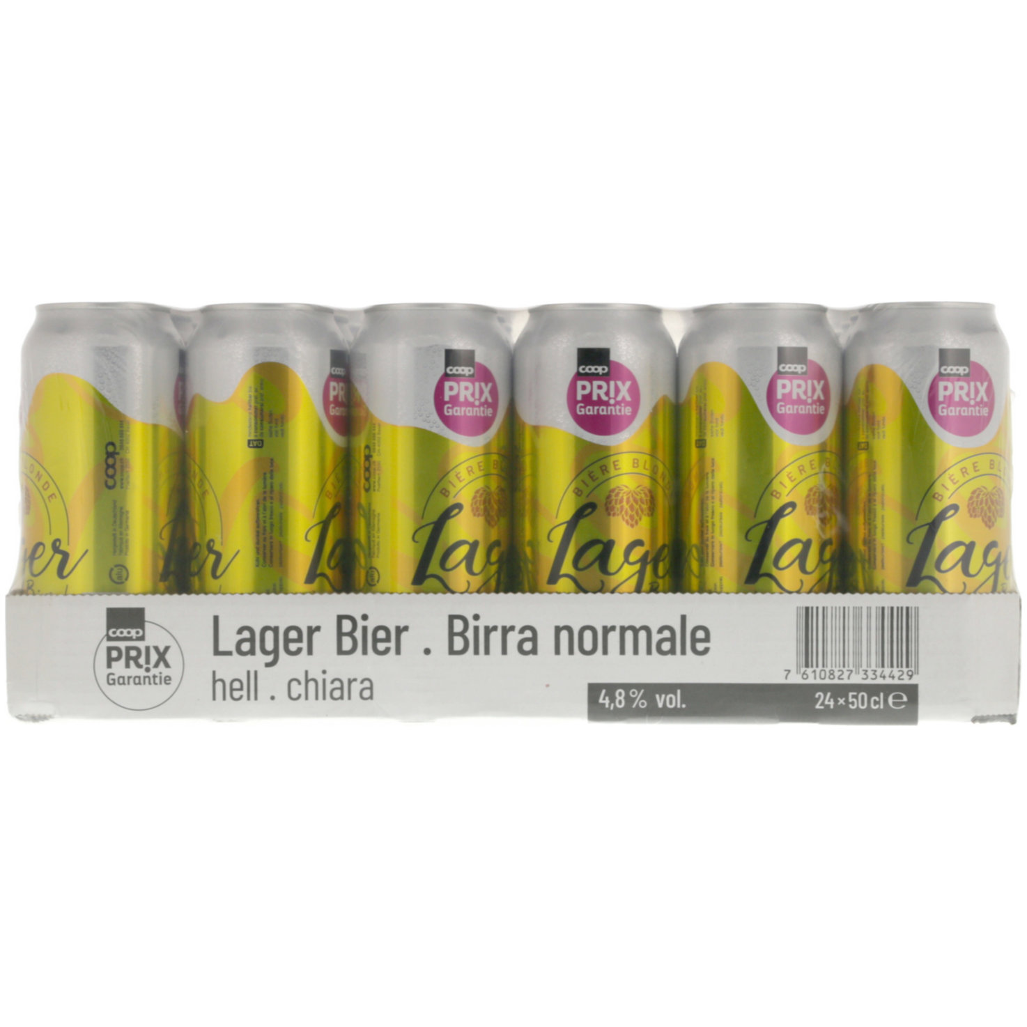 Prix Garantie Lager-Bier 24x50cl -1200cl