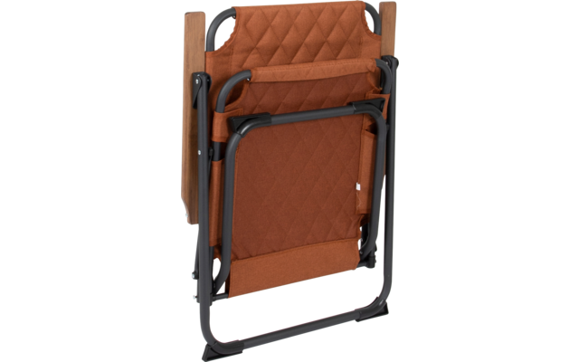 Bo-Camp Jefferson XL Industrial Klappstuhl mit Bambus-Armlehnen