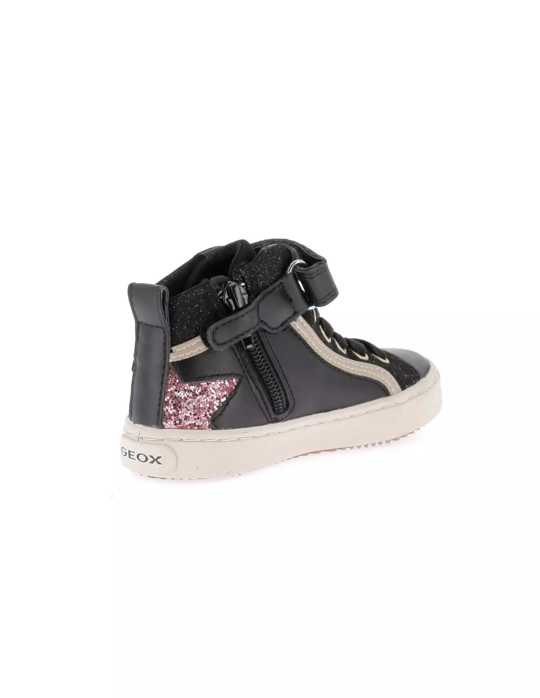 GEOX KALISPERA - Baskets BLACKDKPINK