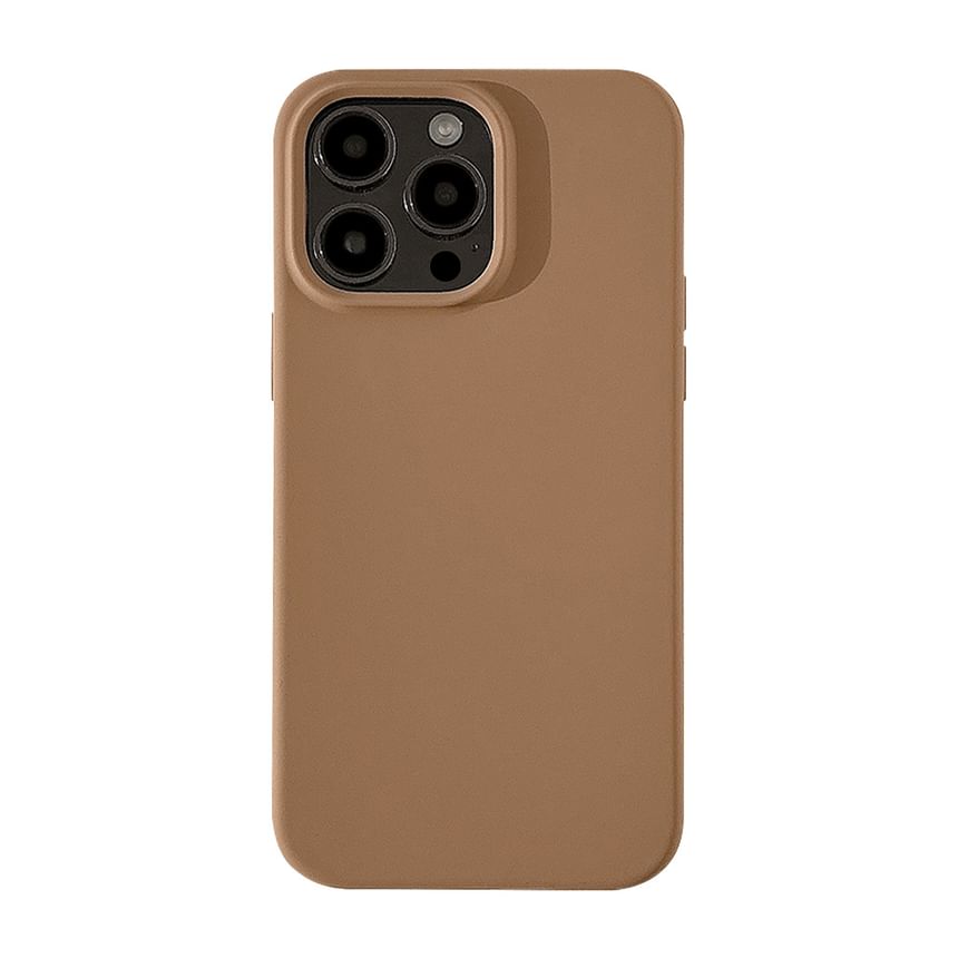 kloudkase - Effen telefoonhoesje - iPhone 15 Pro Max / 15 Pro / 15 Plus / 15 / 14 Pro Max / 14 Pro / 14 Plus / 14 / 13 Pro Max / 13 Pro / 13 / 13 mini / 12 Pro Max / 12 Pro / 12 / 12 mini