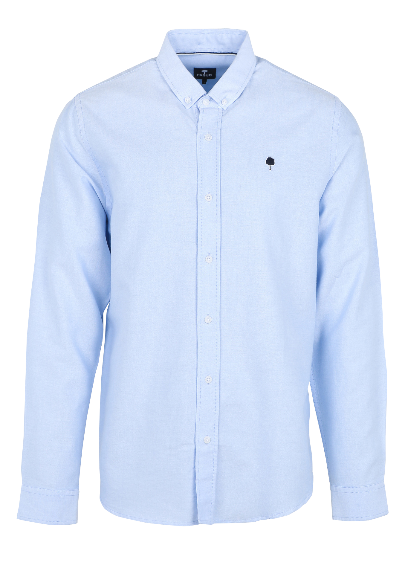 IVOY - Chemise col classique en coton | Bleu