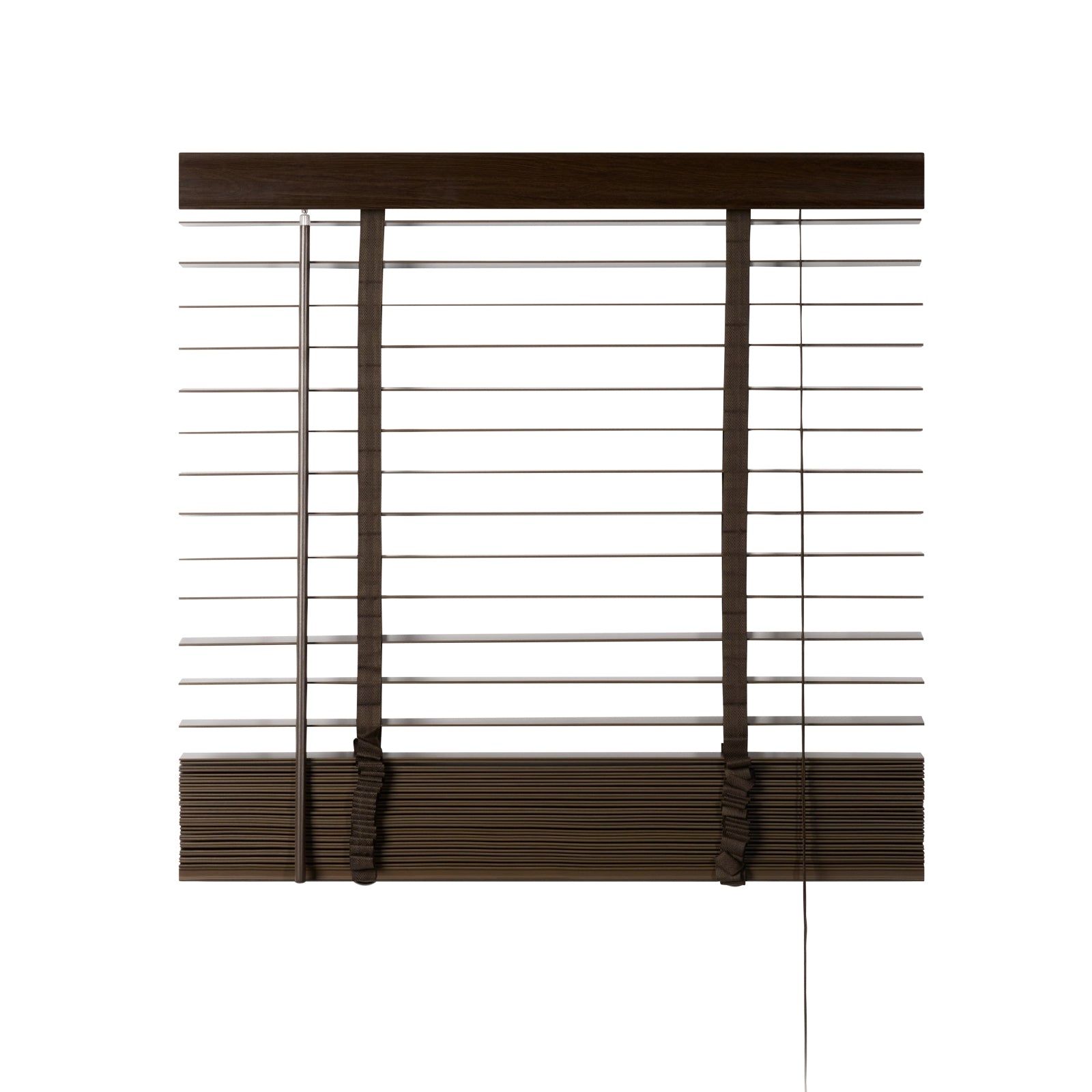 Jaloezie Hout Bruin - Hout - 80x210x5cm (BxHxD)