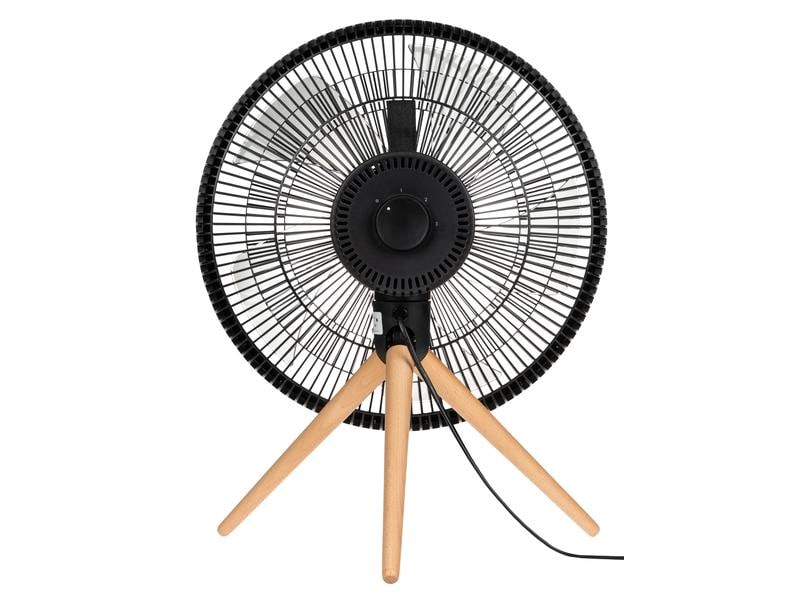 FURBER Bodenventilator Vayu-Terra Schwarz Abkühlung für im Büro und zu Hause