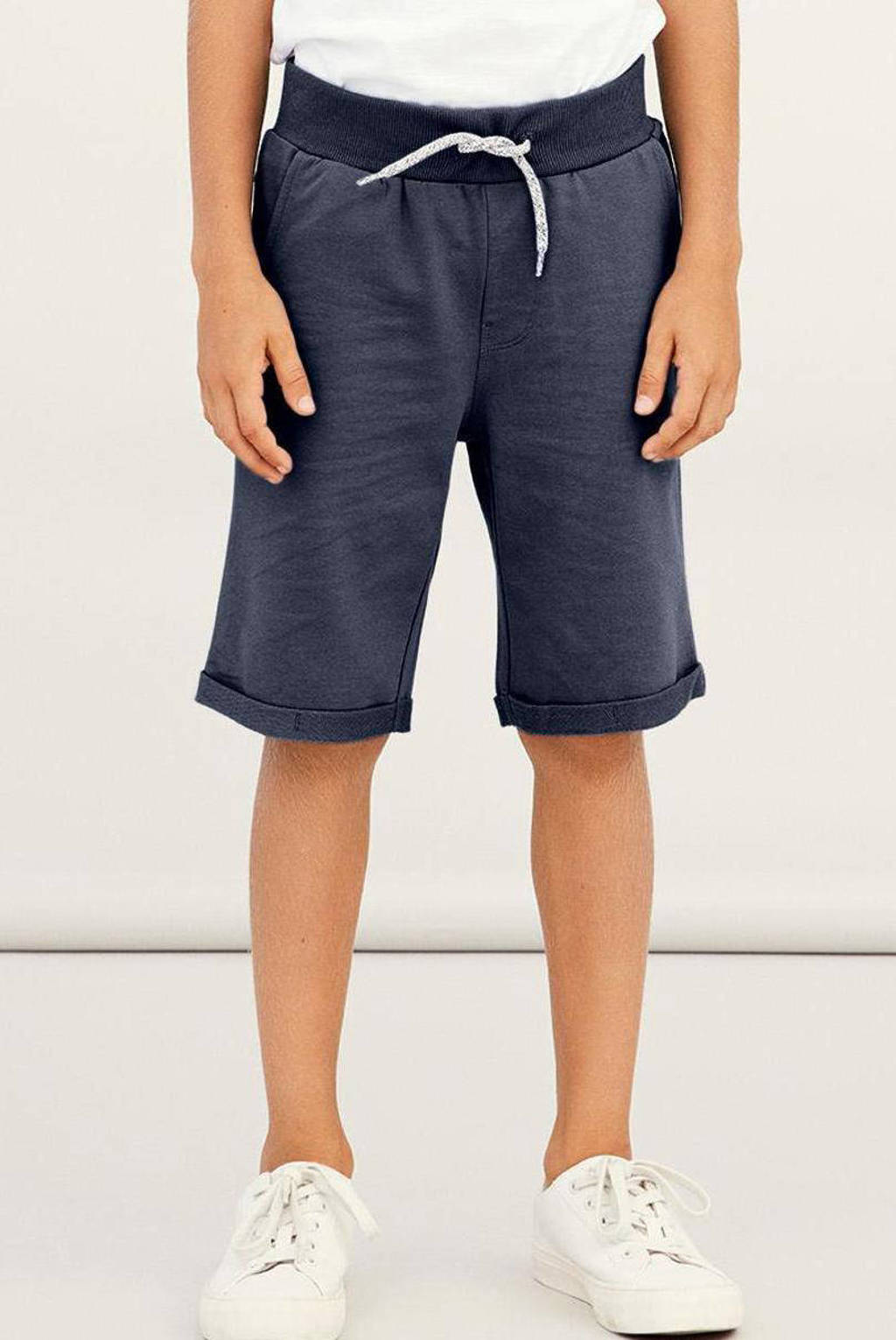 NAME IT regular fit sweatshort NKMVERMO donkerblauw
