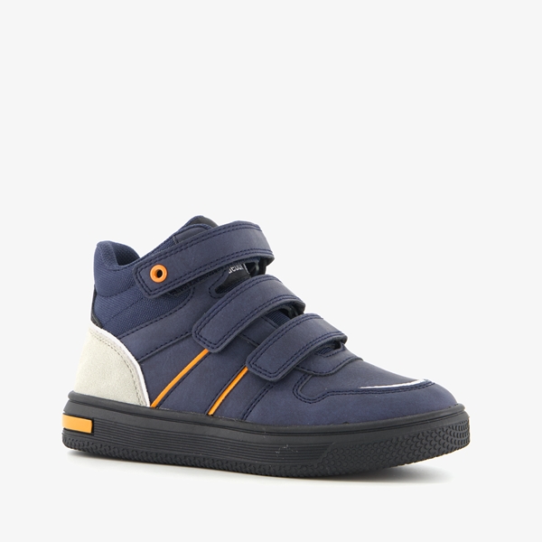 Blue Box hoge jongens sneakers blauw