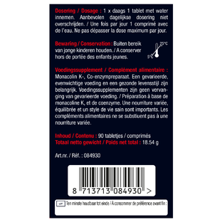 Lucovitaal Rode Gist Rijst & co-enzym Q10 Tabletten 90TB