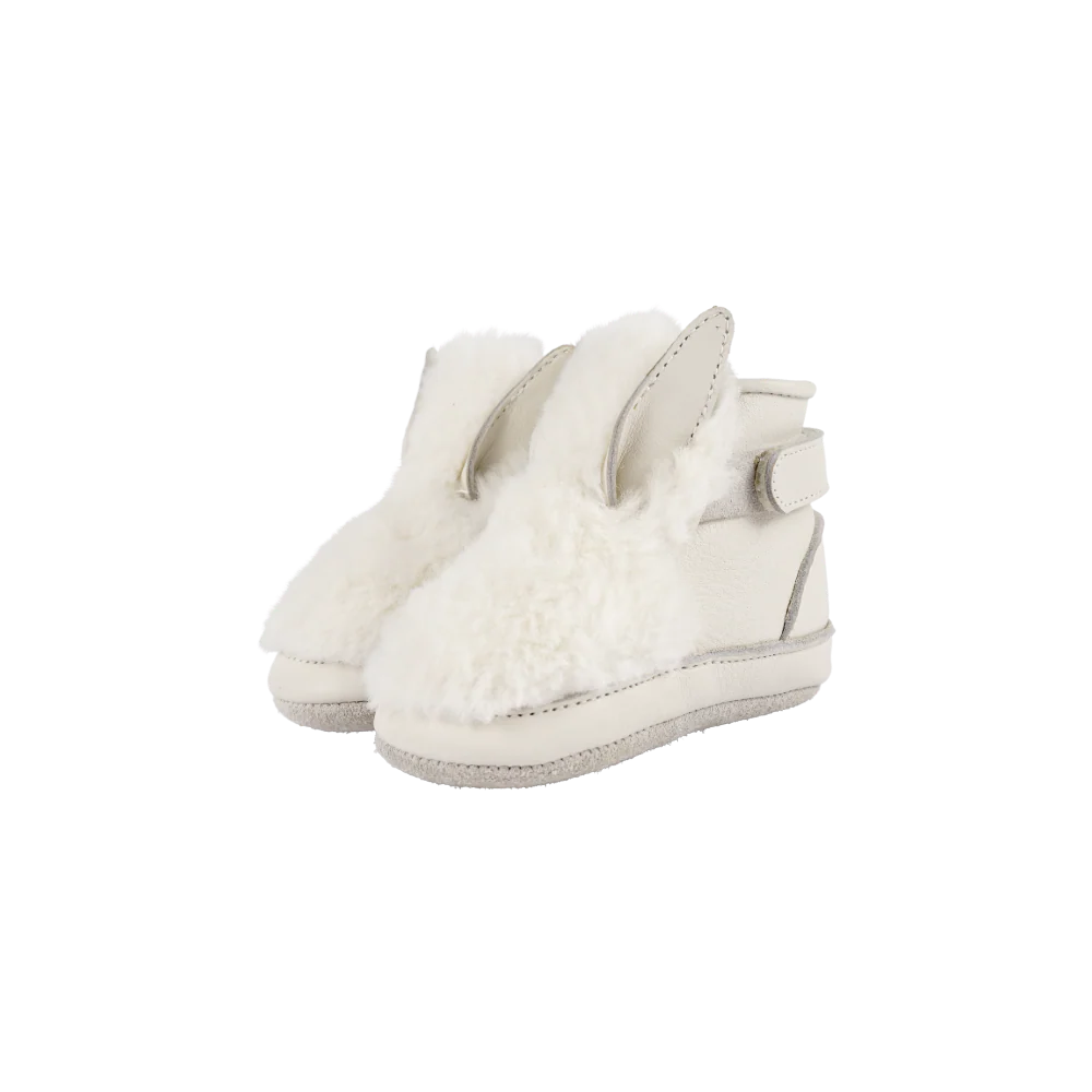 Richy Booties | Snow Rabbit | Off White Soft Faux Fur