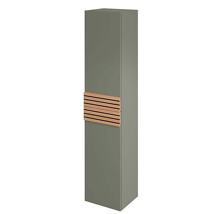 Colonne de salle de bains à suspendre ouverture gauche Archi fougère mat H. 160 x L. 35 cm