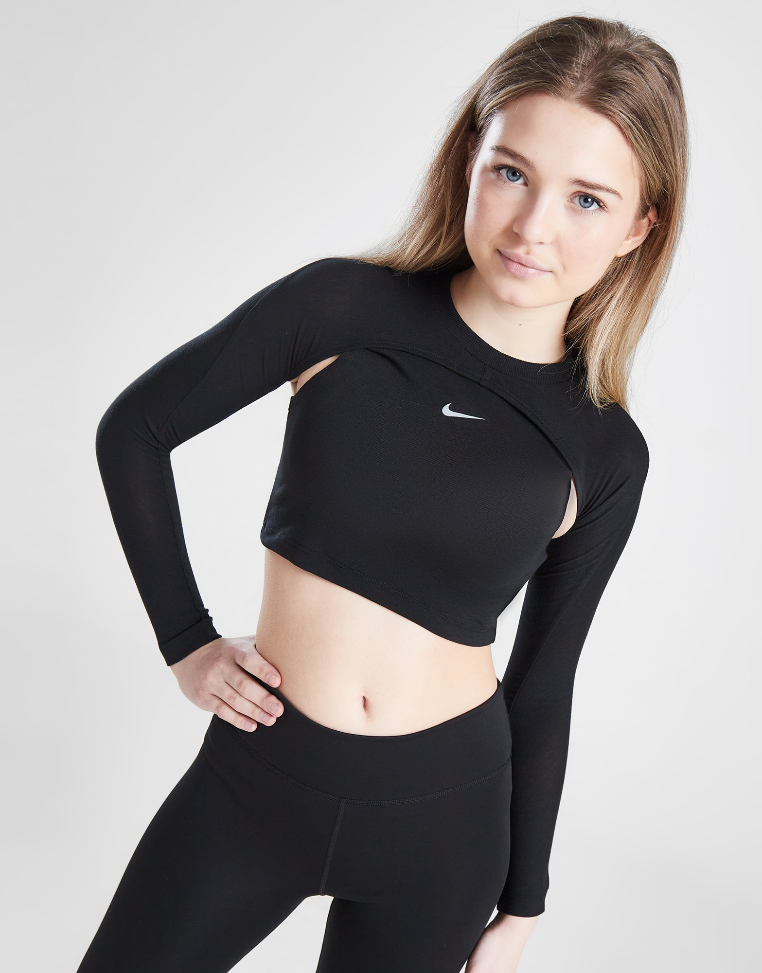 Nike T-shirt Manches Longues Cutout Junior
